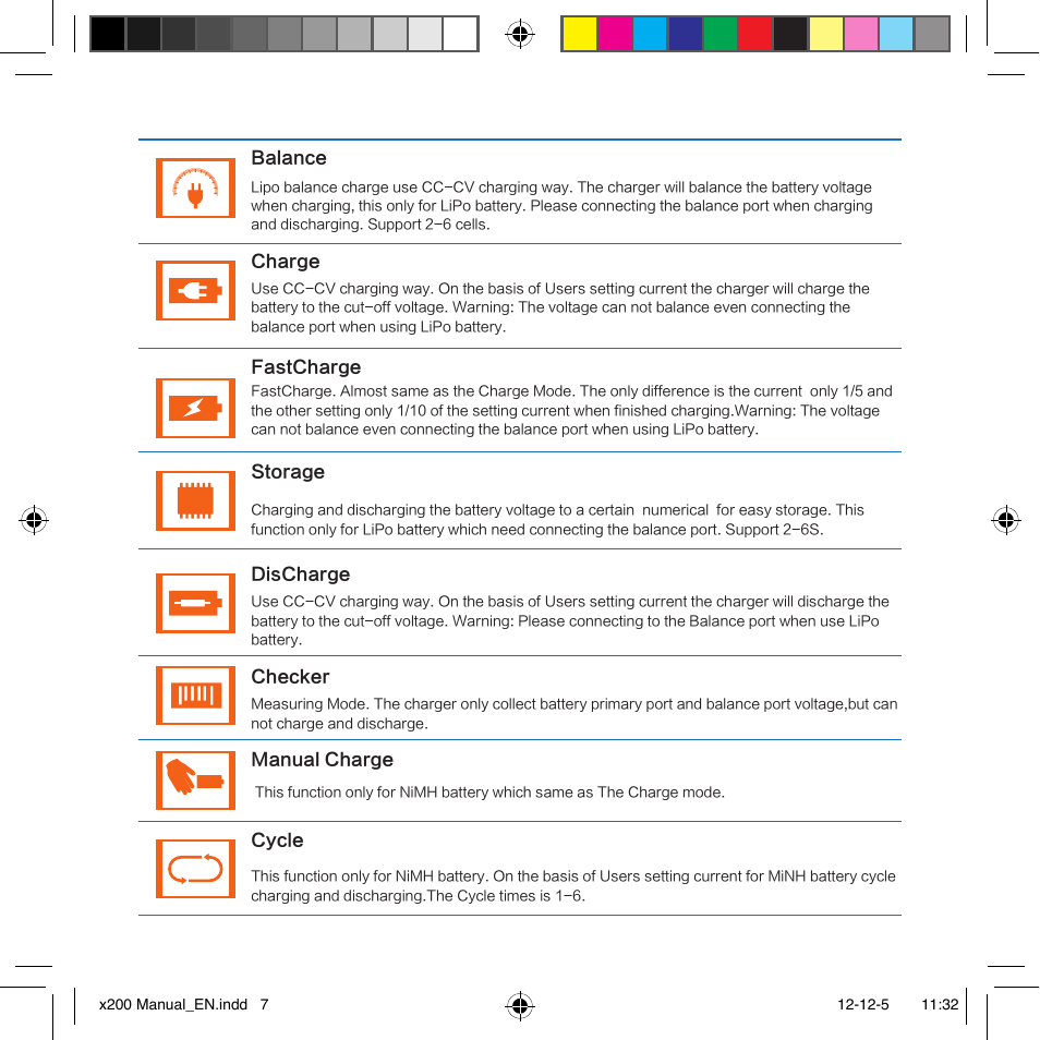Imaxrc X200 User Manual | Page 7 / 96