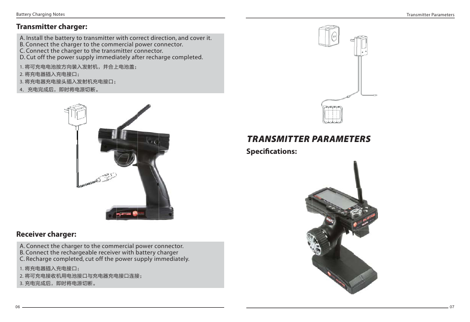 Ir-gt3b manual-05, Transmitter parameters | Imaxrc IR-GT3B User Manual | Page 5 / 16
