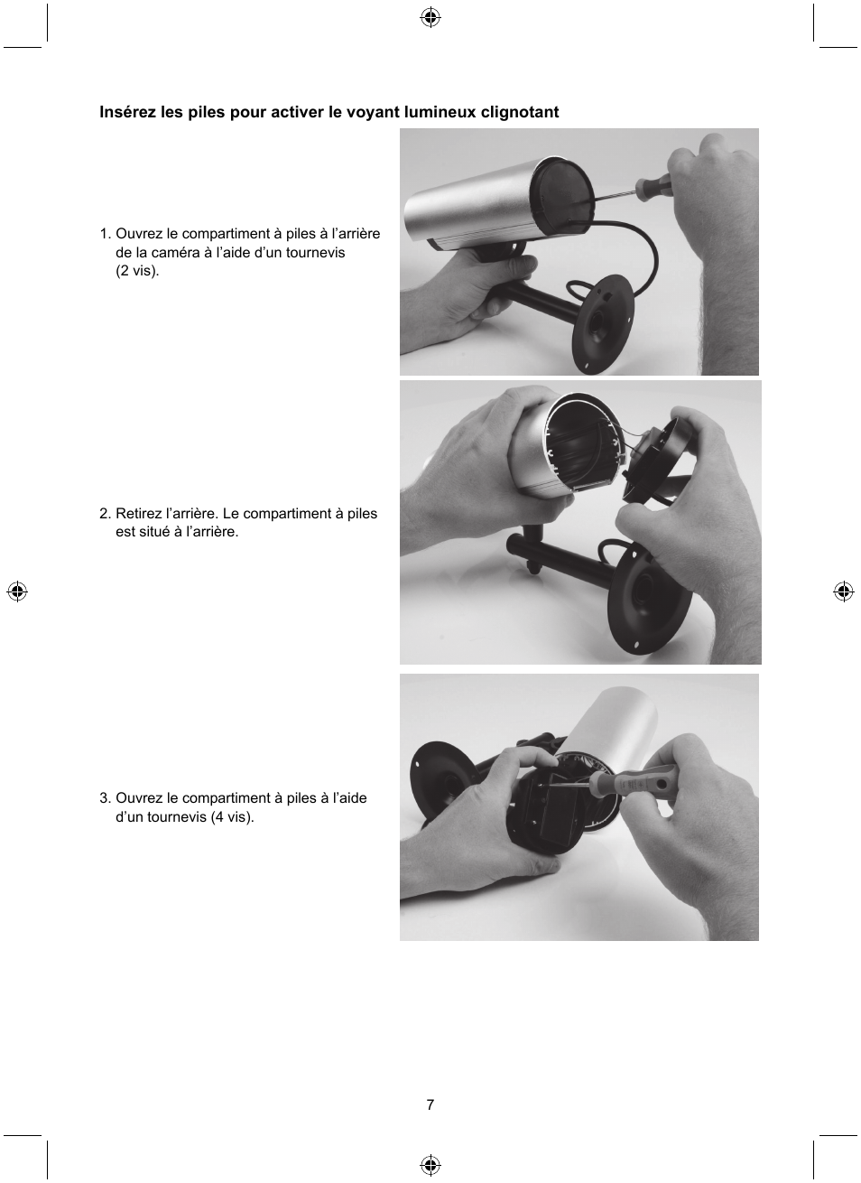 Konig Electronic Dummy outdoor camera User Manual | Page 7 / 41