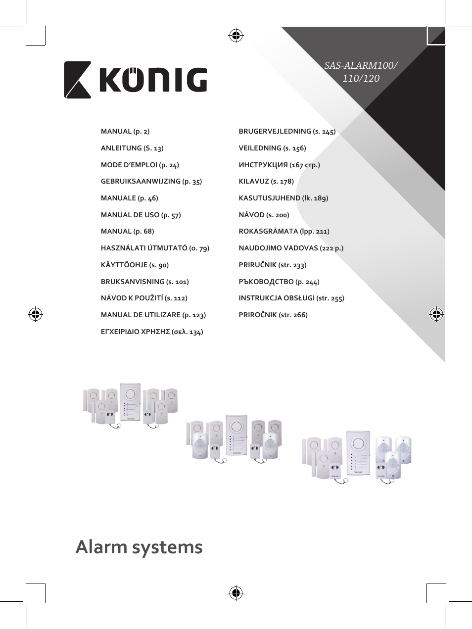 Konig Electronic Wireless alarm system User Manual | 276 pages