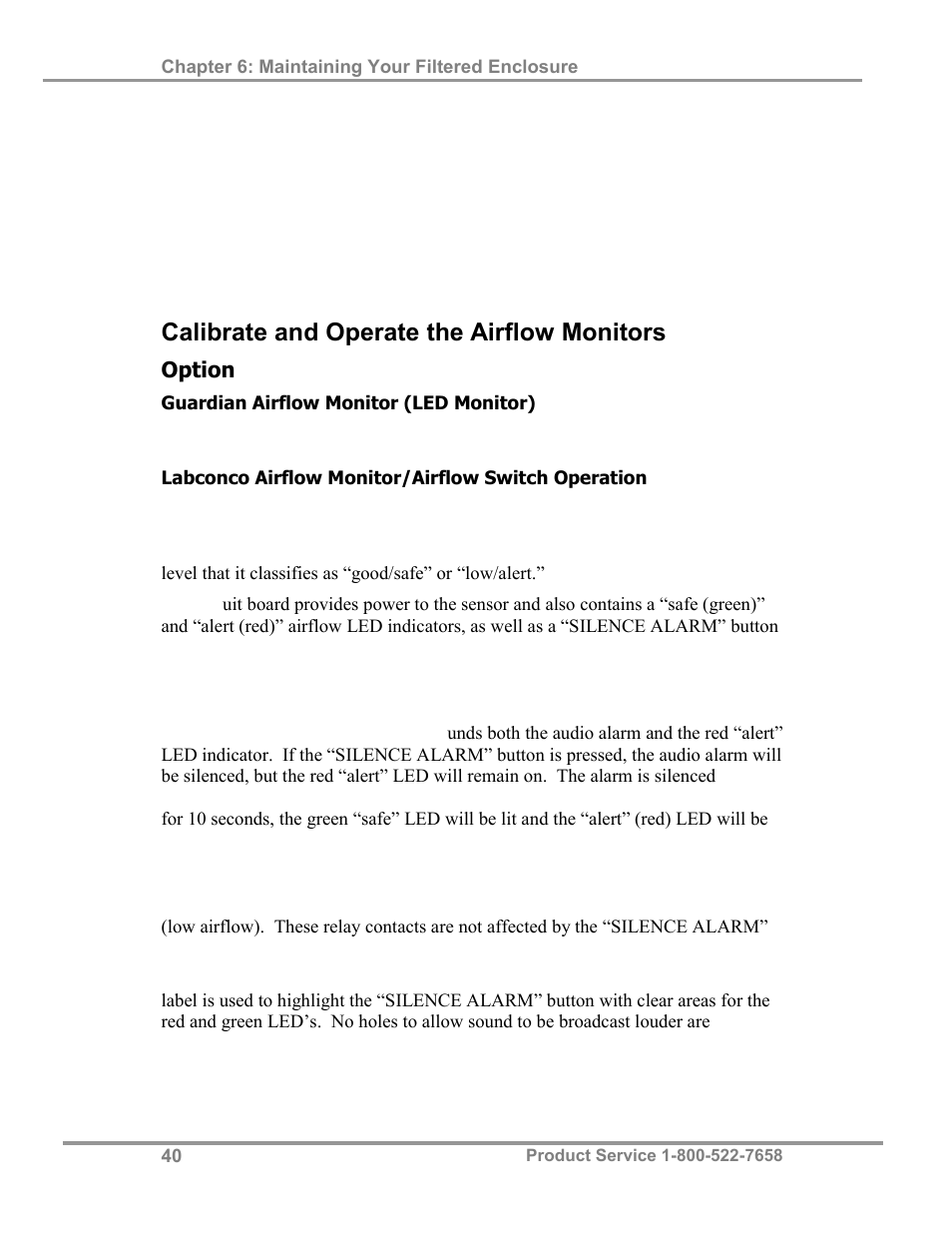 Calibrate and operate the airflow monitors | Labconco XPert Filtered Balance Stations 3962622 User Manual | Page 44 / 81