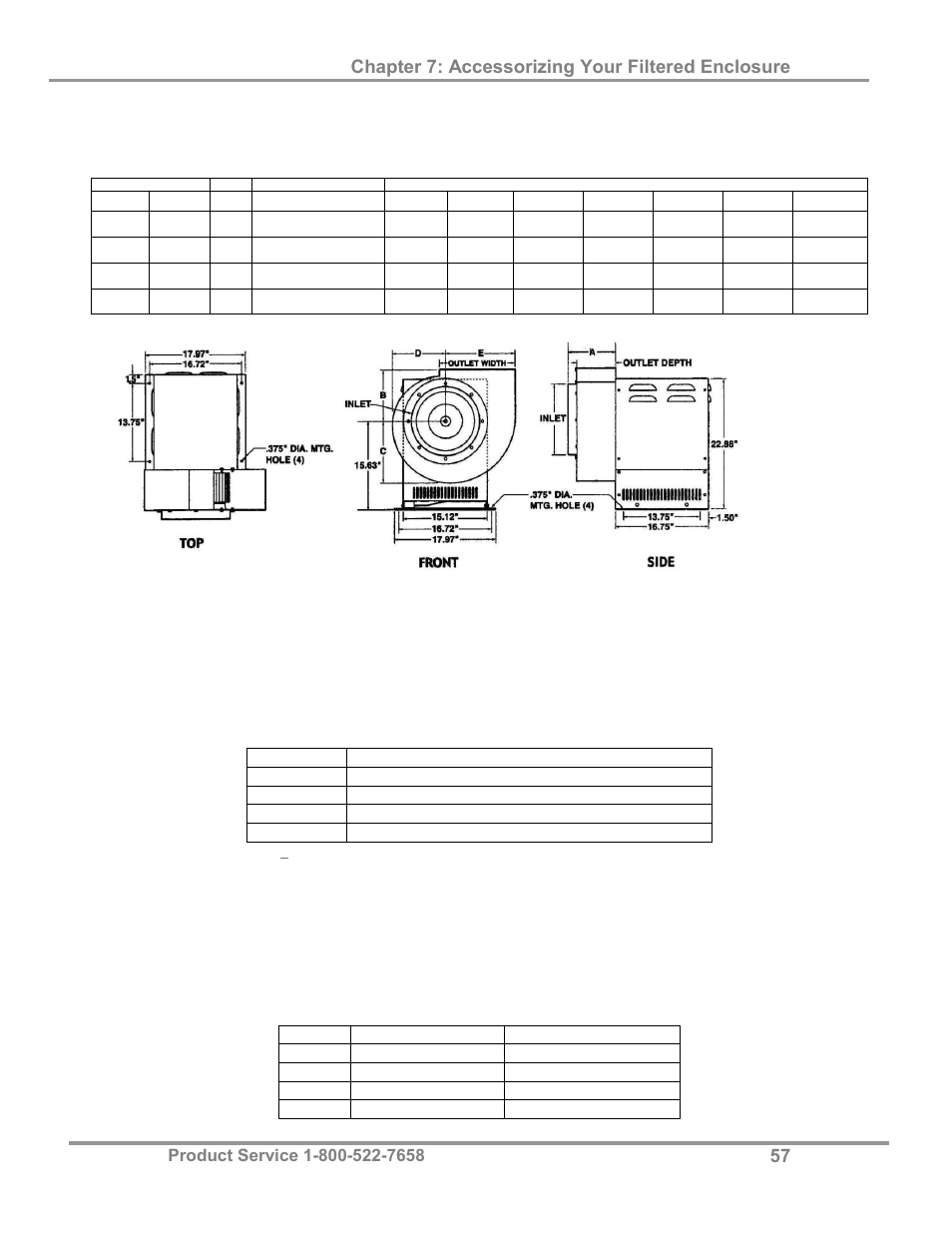 Chapter 7: accessorizing your filtered enclosure, Accessory filters | Labconco XPert Filtered Balance Stations 3962622 User Manual | Page 61 / 81