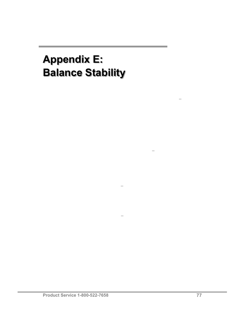 Appendix e: balance stability | Labconco XPert Filtered Balance Stations 3962622 User Manual | Page 81 / 81