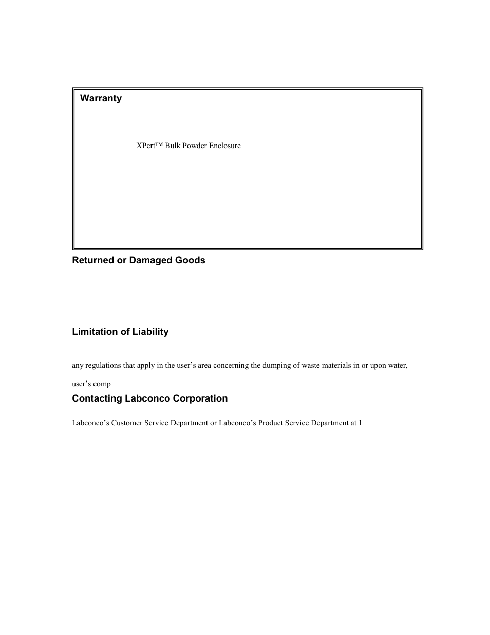 Labconco Bulk Powder Stations 3962622 User Manual | Page 2 / 48
