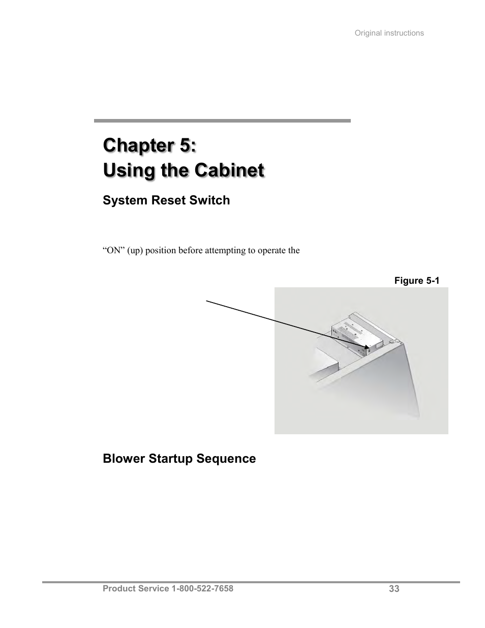 Chapter 5: using the cabinet | Labconco Biological Safety Cabinets 30468 Series User Manual | Page 39 / 71