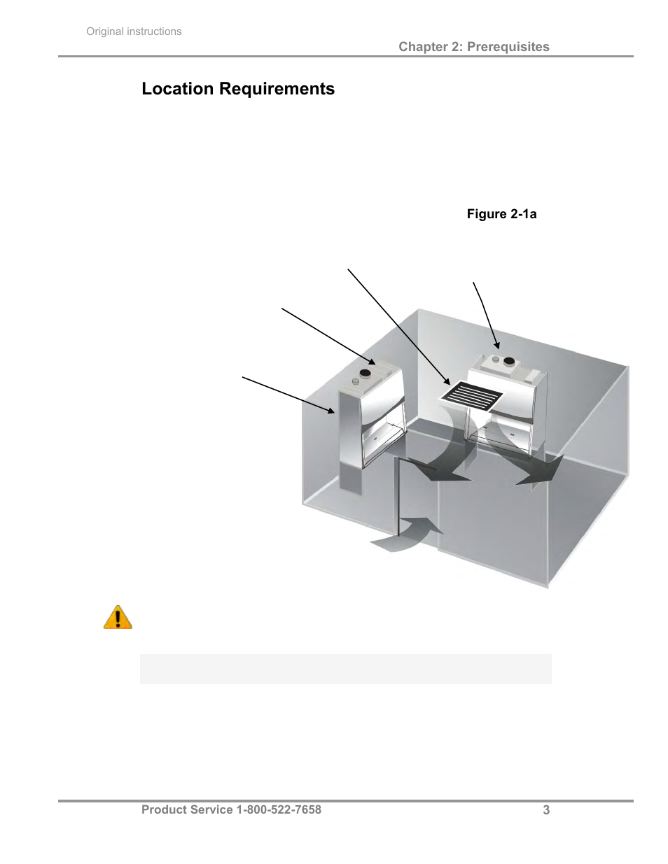 Location requirements | Labconco Biological Safety Cabinets 30468 Series User Manual | Page 9 / 71
