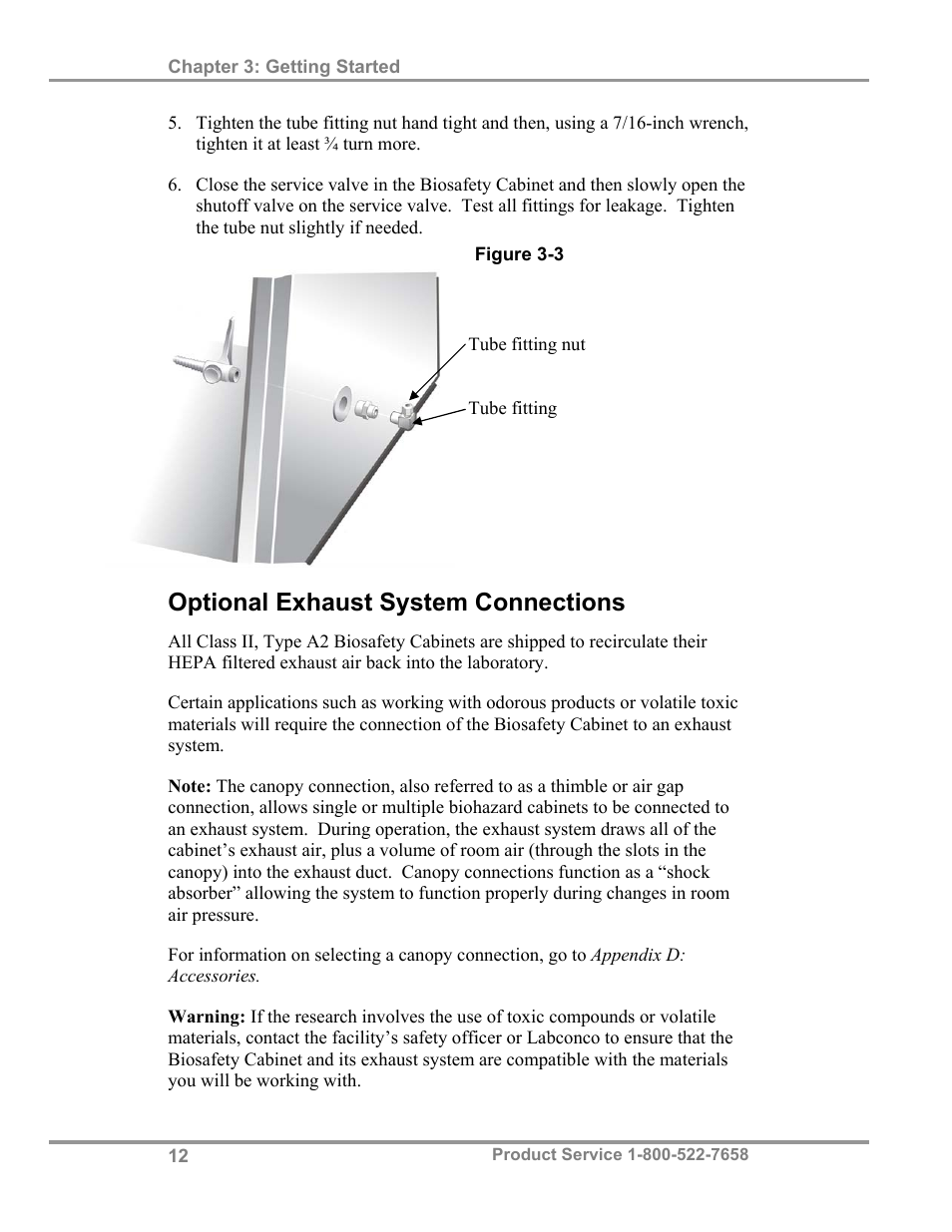 Optional exhaust system connections | Labconco Biological Safety Cabinets 34609 Series User Manual | Page 17 / 85