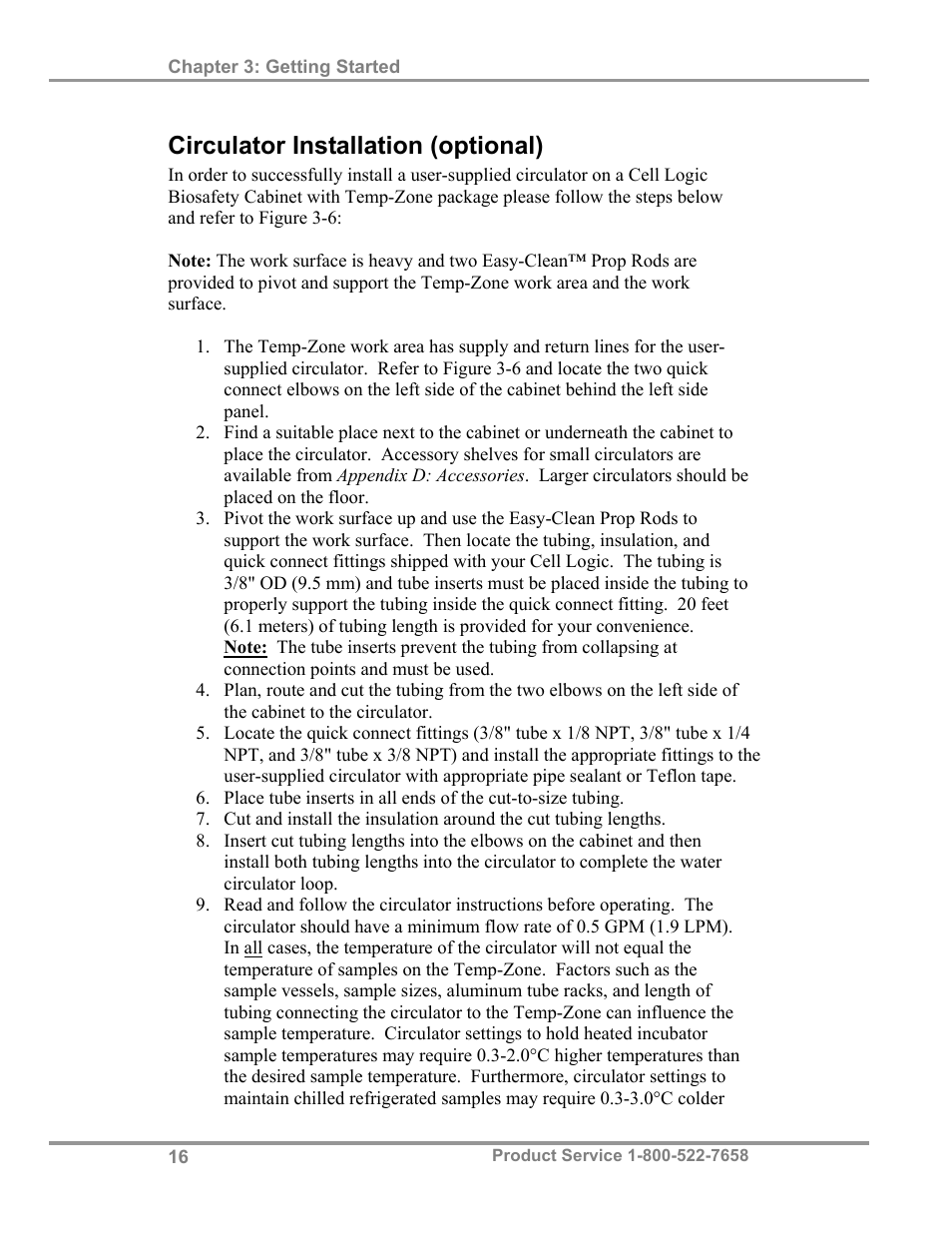 Circulator installation (optional) | Labconco Biological Safety Cabinets 34609 Series User Manual | Page 21 / 85