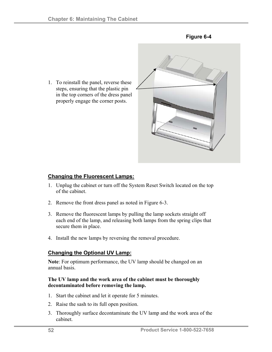 Labconco Biological Safety Cabinets 34609 Series User Manual | Page 57 / 85