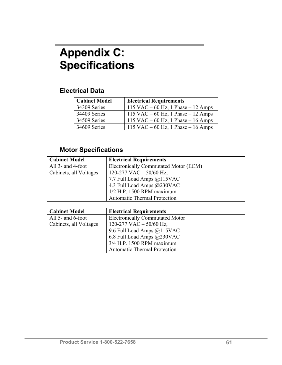Labconco Biological Safety Cabinets 34609 Series User Manual | Page 66 / 85
