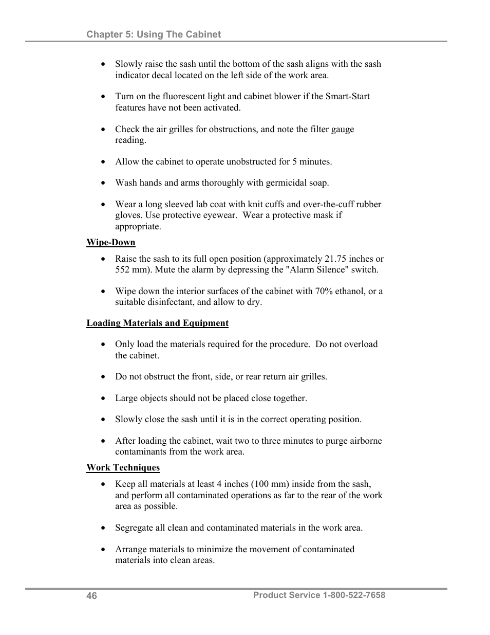 Labconco Biological Safety Cabinets 34610 Series User Manual | Page 51 / 85