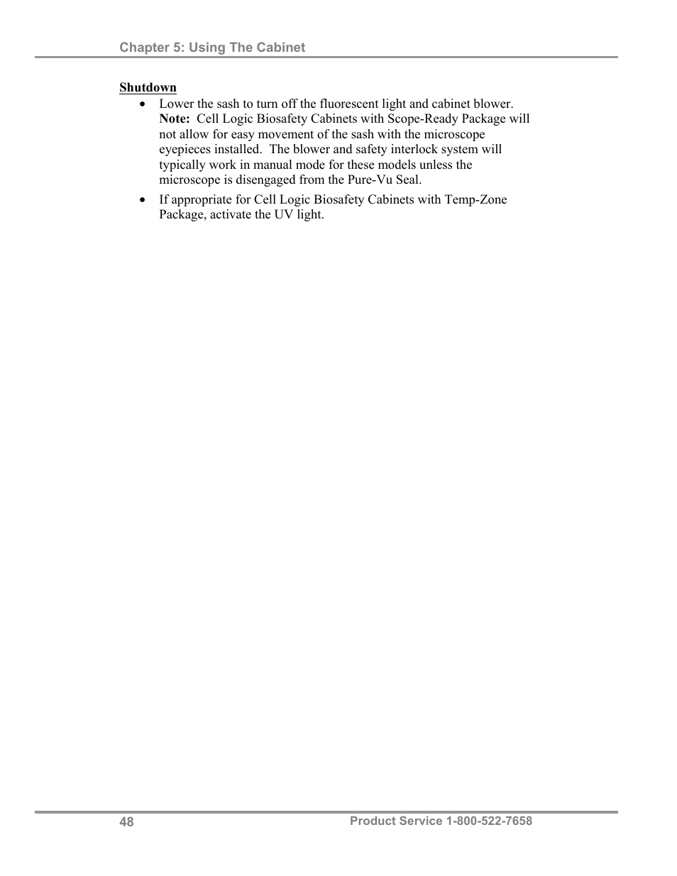 Labconco Biological Safety Cabinets 34610 Series User Manual | Page 53 / 85