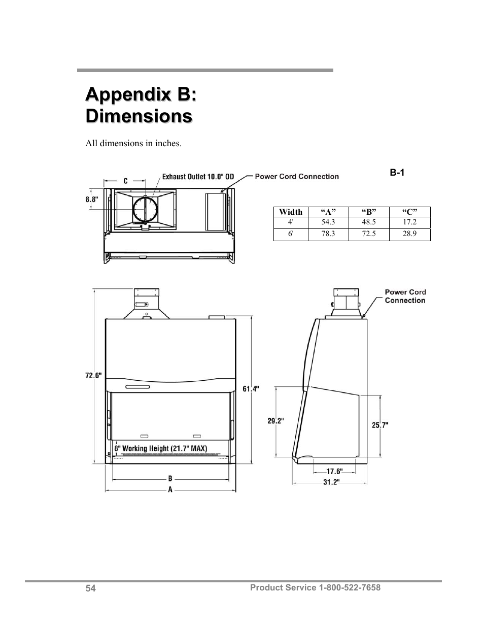 Labconco Biological Safety Cabinets 34610 Series User Manual | Page 59 / 67