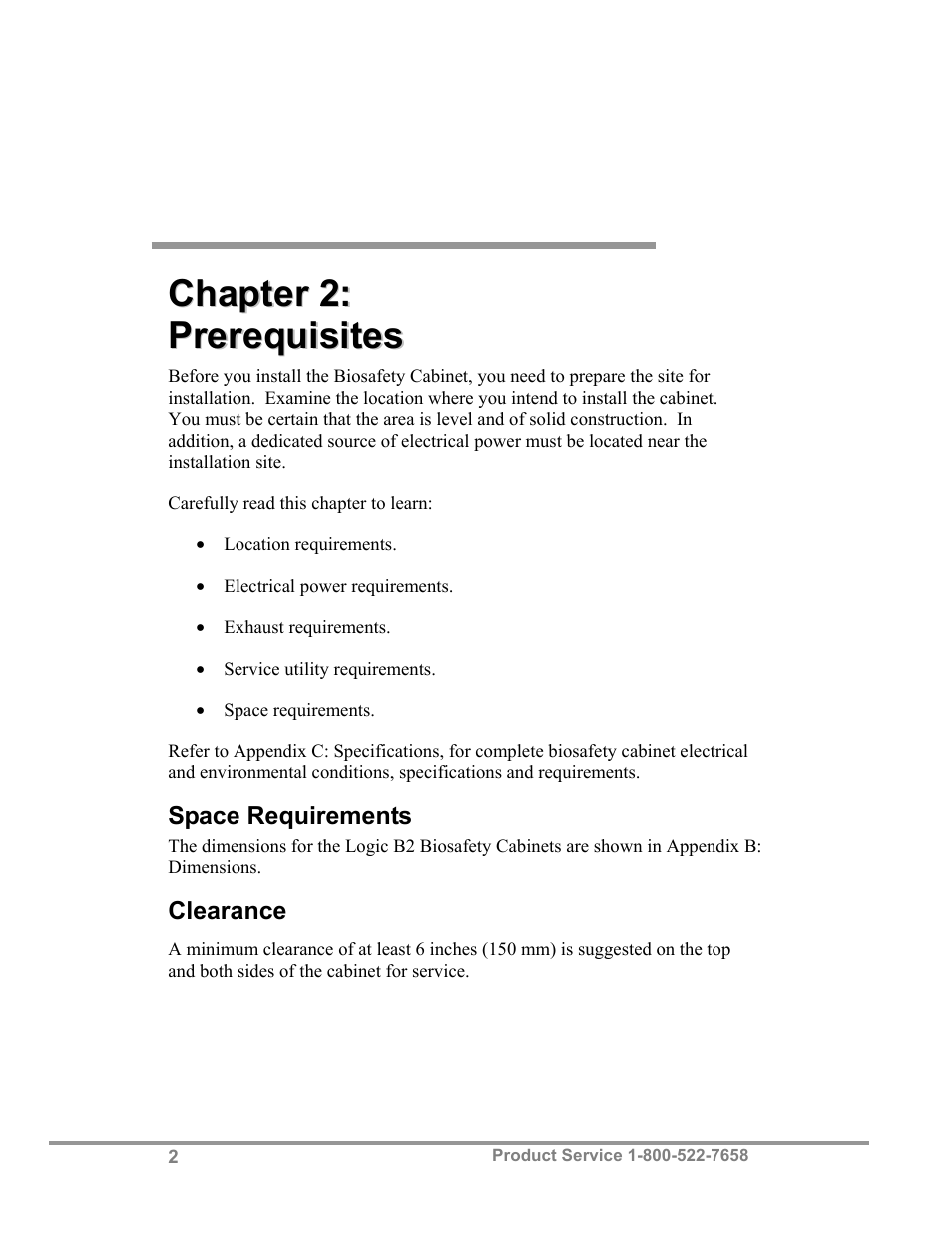Labconco Biological Safety Cabinets 34610 Series User Manual | Page 7 / 67