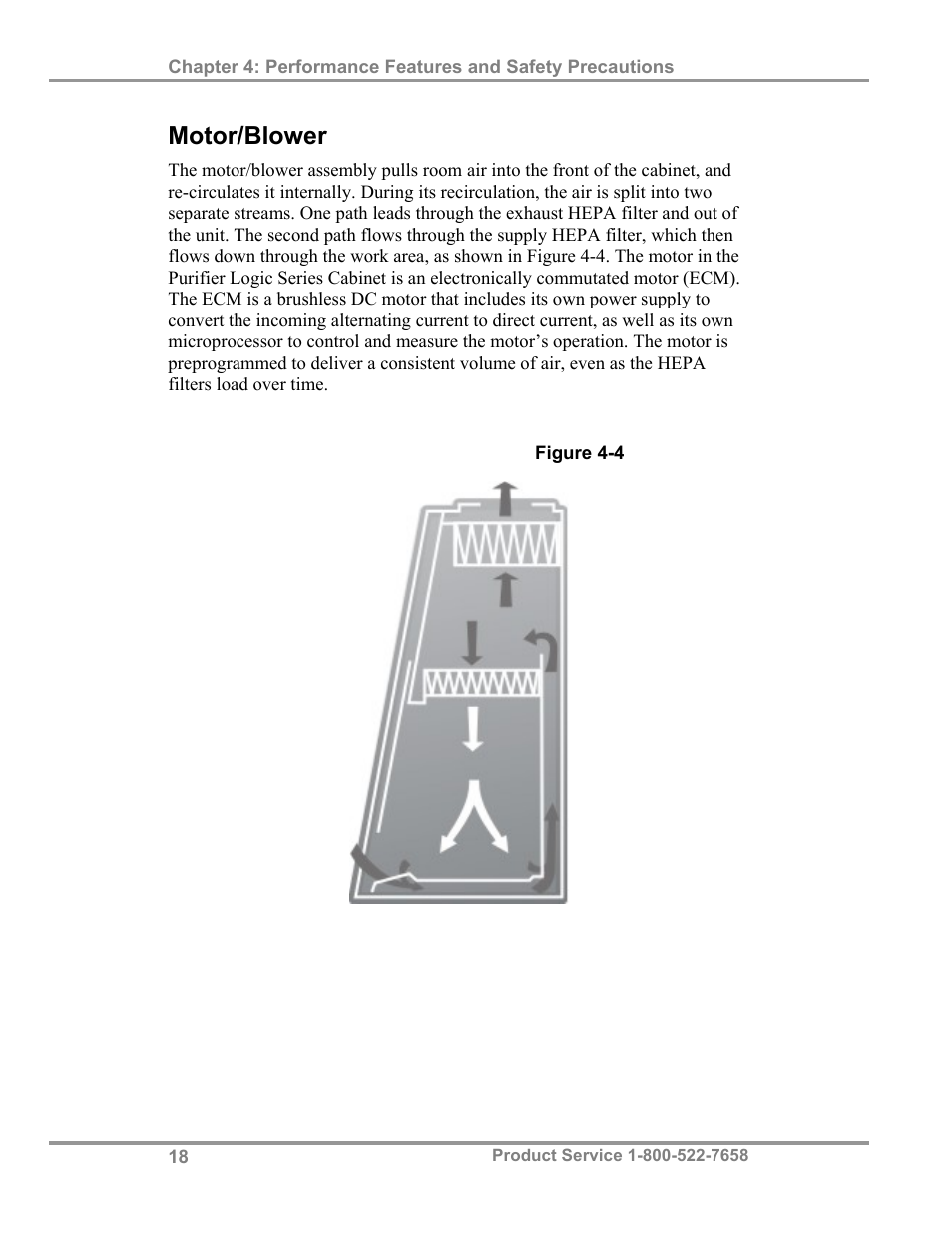 Motor/blower | Labconco Biological Safety Cabinets 34608 Series User Manual | Page 23 / 69