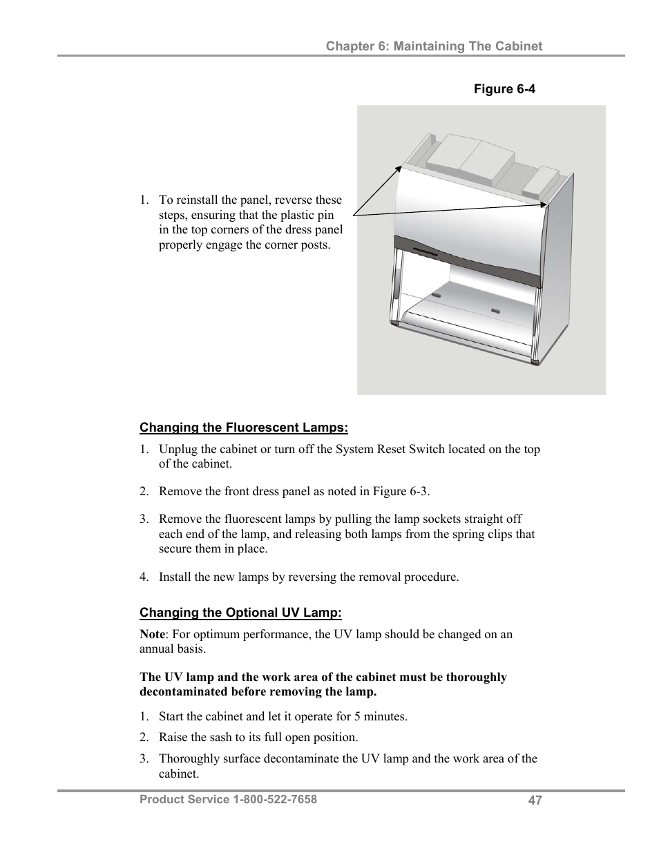 Labconco Biological Safety Cabinets 34608 Series User Manual | Page 52 / 69
