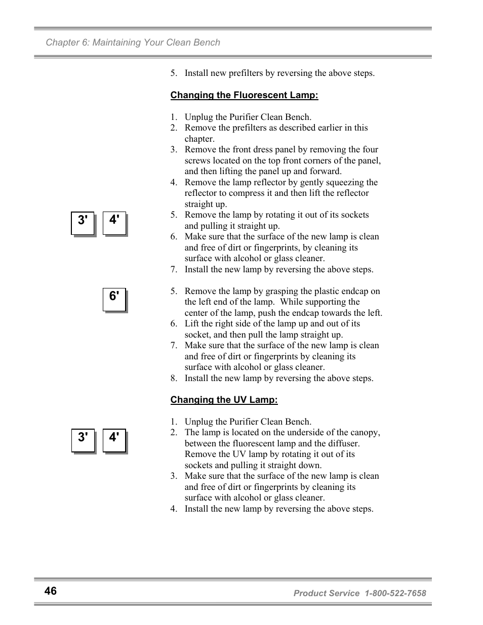 Labconco Purifie Horizontal Clean Benches 36125 Series User Manual | Page 50 / 81