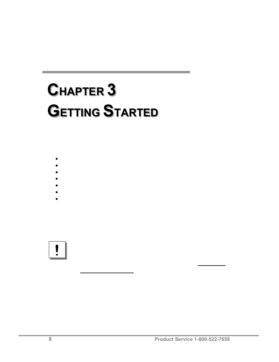 Hapter, Etting, Tarted | Labconco Purifie Horizontal Clean Benches 3970424 User Manual | Page 12 / 57
