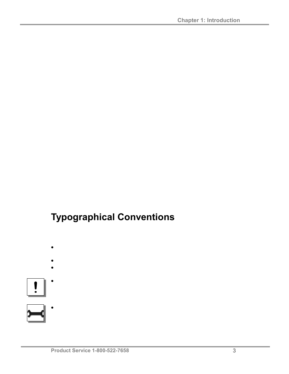 Typographical conventions | Labconco Purifie Horizontal Clean Benches 3970424 User Manual | Page 7 / 57