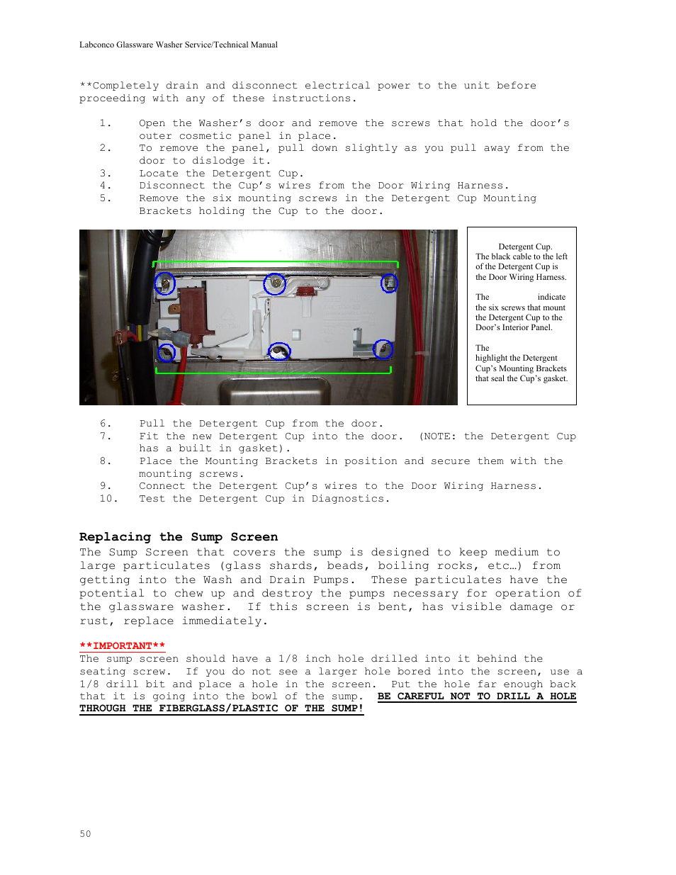 Labconco SteamScrubbe & FlaskScrubbe Glassware Washers 44204 Series User Manual | Page 56 / 81
