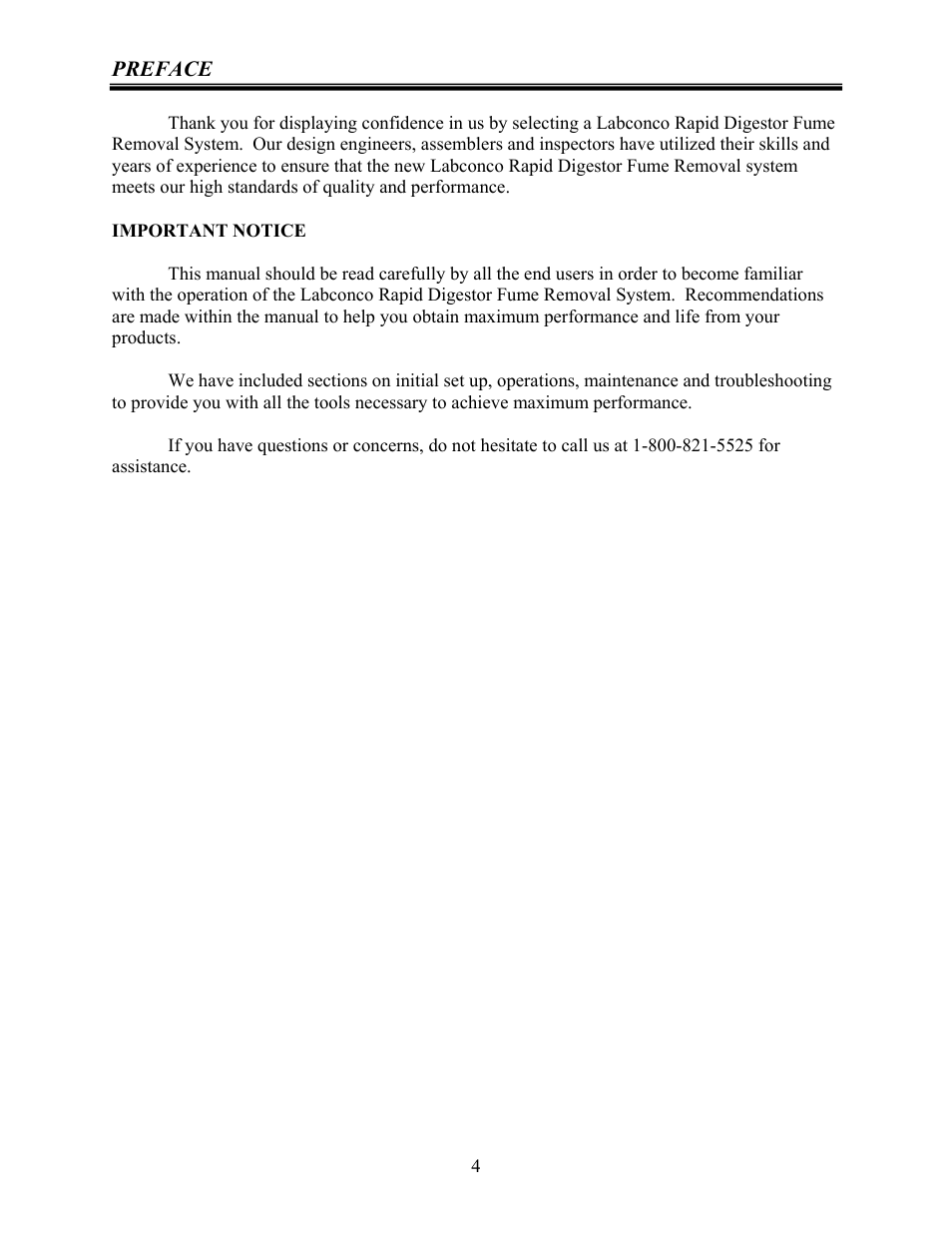 Labconco Rapid Digestor Fume Removal System 2354000 User Manual | Page 4 / 18