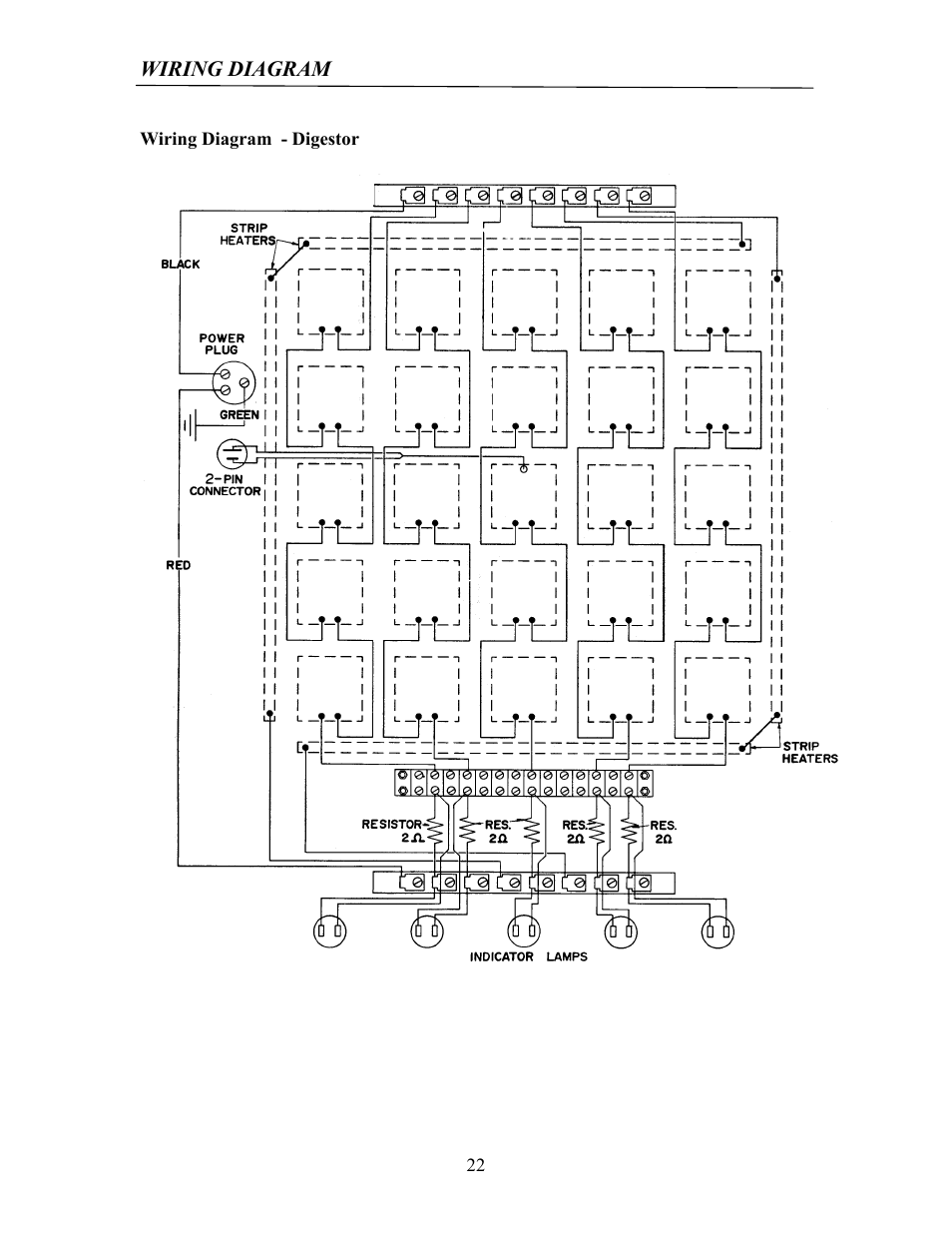 Wiring diagram - digestor | Labconco Rapid Digestors 23080 User Manual | Page 21 / 30