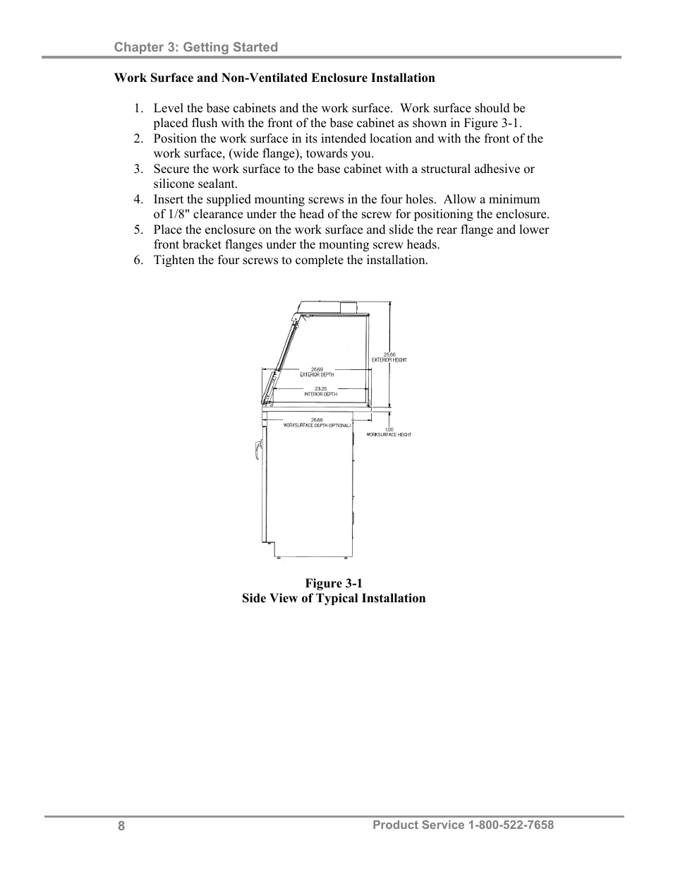 Labconco Purifie Non-Ventilated PCR & Tissue Culture Enclosures 3952420 User Manual | Page 12 / 27