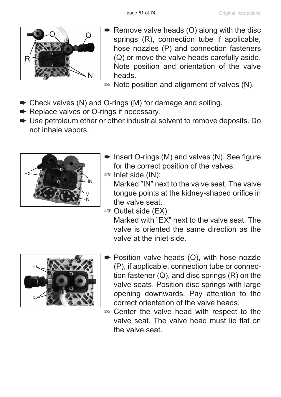 Labconco VACUUBRAND Diaphragm Pump 7393000 User Manual | Page 61 / 74