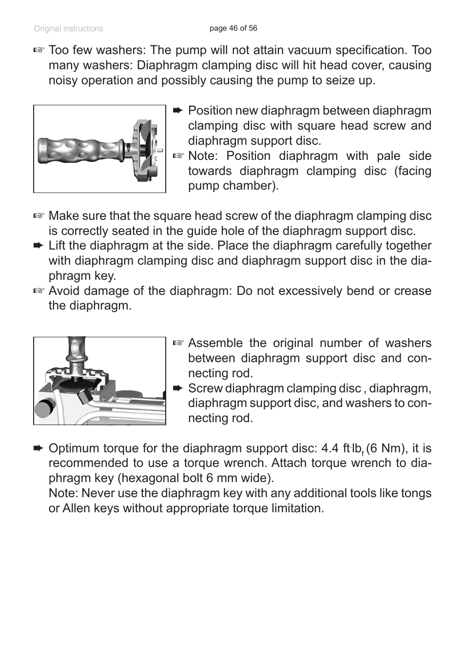 Labconco VACUUBRAND HYBRID Rotary Vane Pump 7584000 User Manual | Page 46 / 56