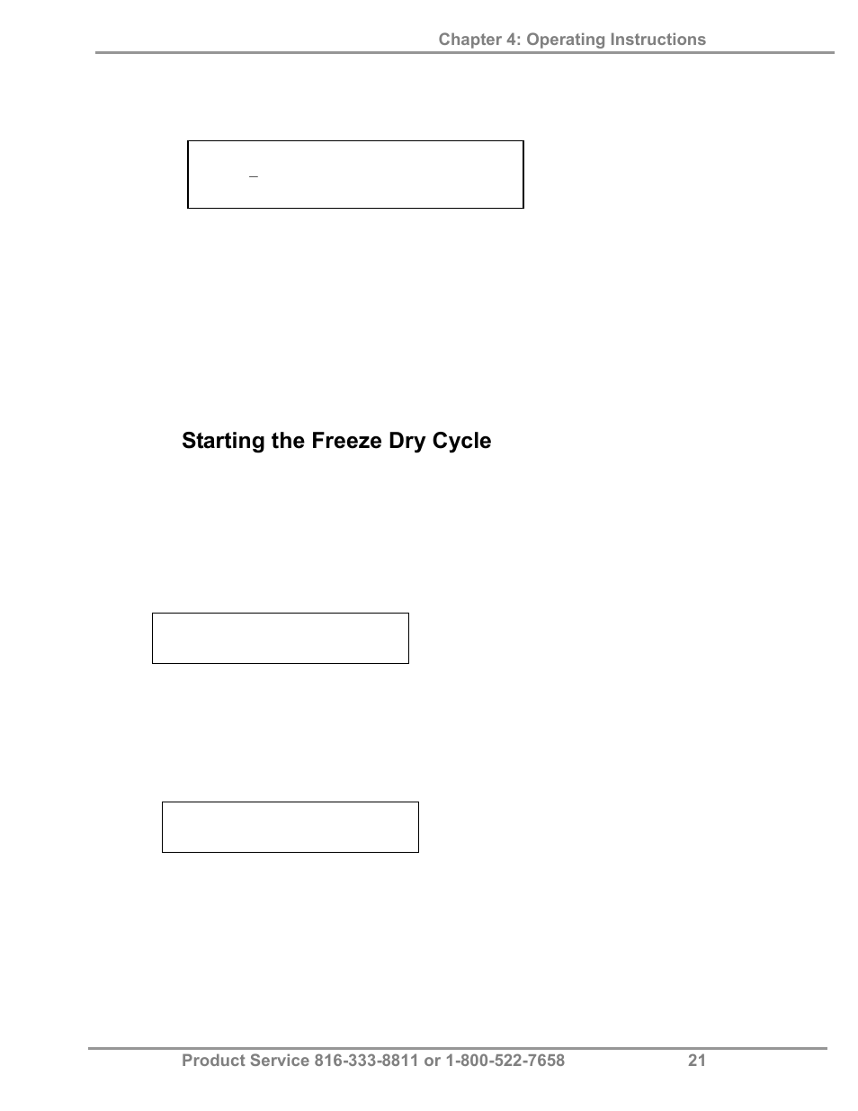 Starting the freeze dry cycle | Labconco FreeZone Triad Freeze Dry System 74000 Series User Manual | Page 25 / 58