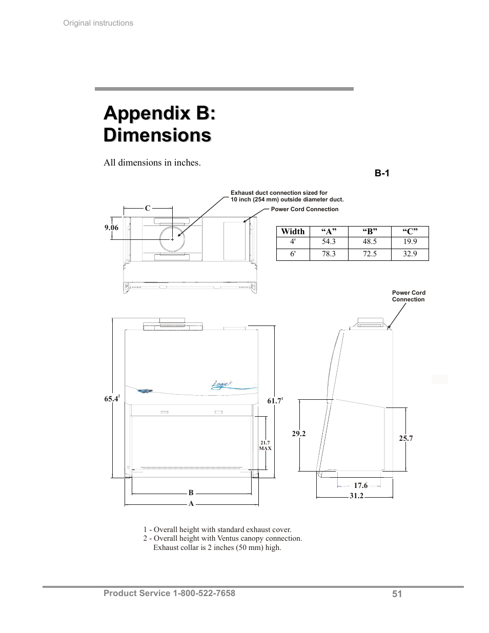 Labconco PuriCare Procedure Stations 31261 Series User Manual | Page 57 / 62