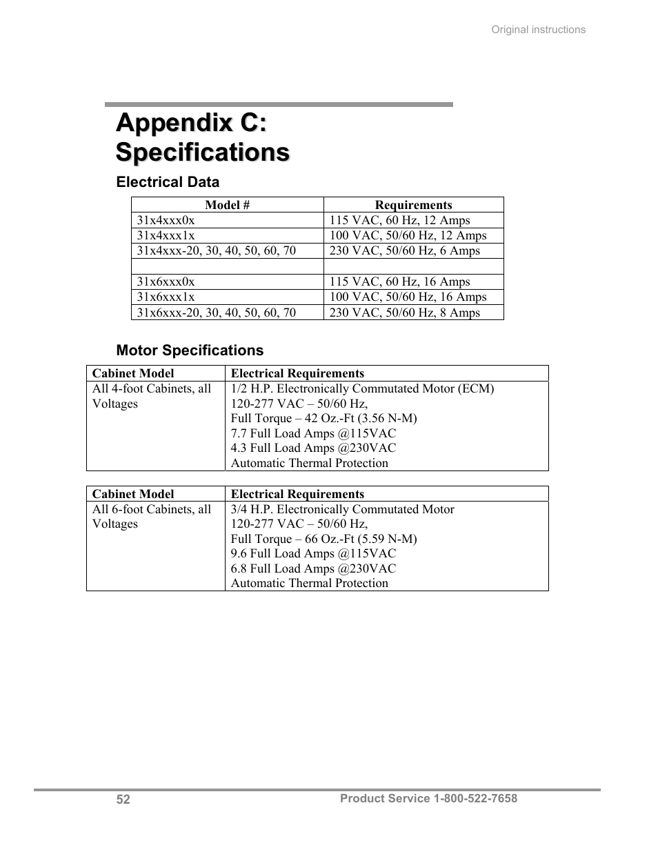 Labconco PuriCare Procedure Stations 31261 Series User Manual | Page 58 / 62