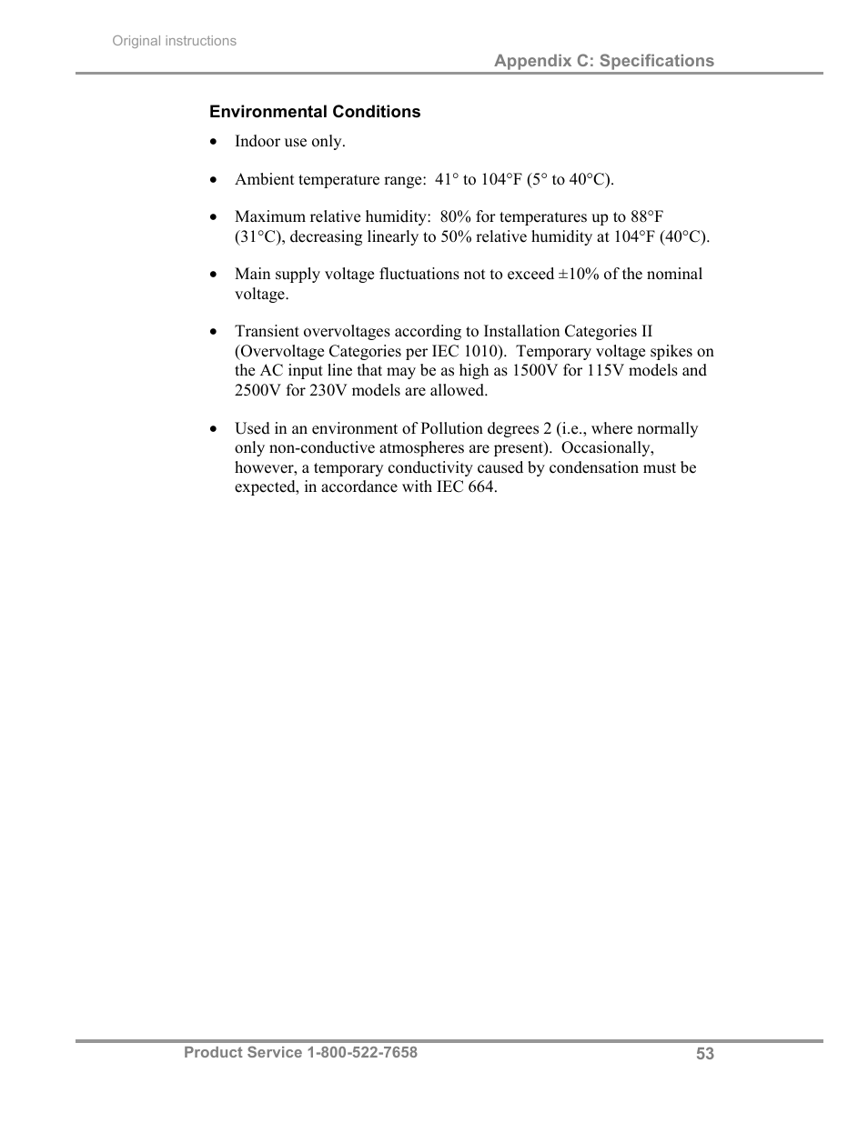 Labconco PuriCare Procedure Stations 31261 Series User Manual | Page 59 / 62