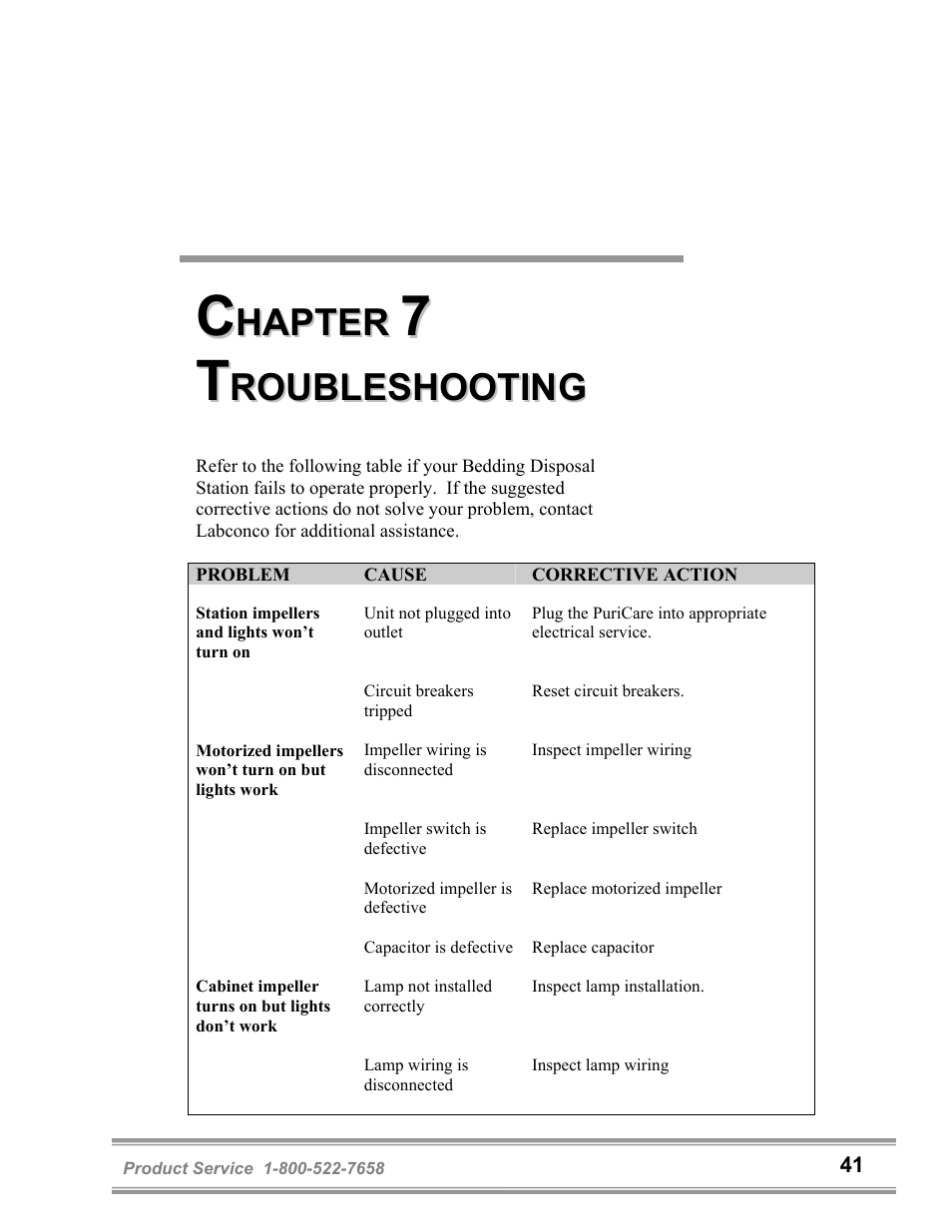 Labconco PuriCare Bedding Disposal Stations 3840020 User Manual | Page 45 / 59