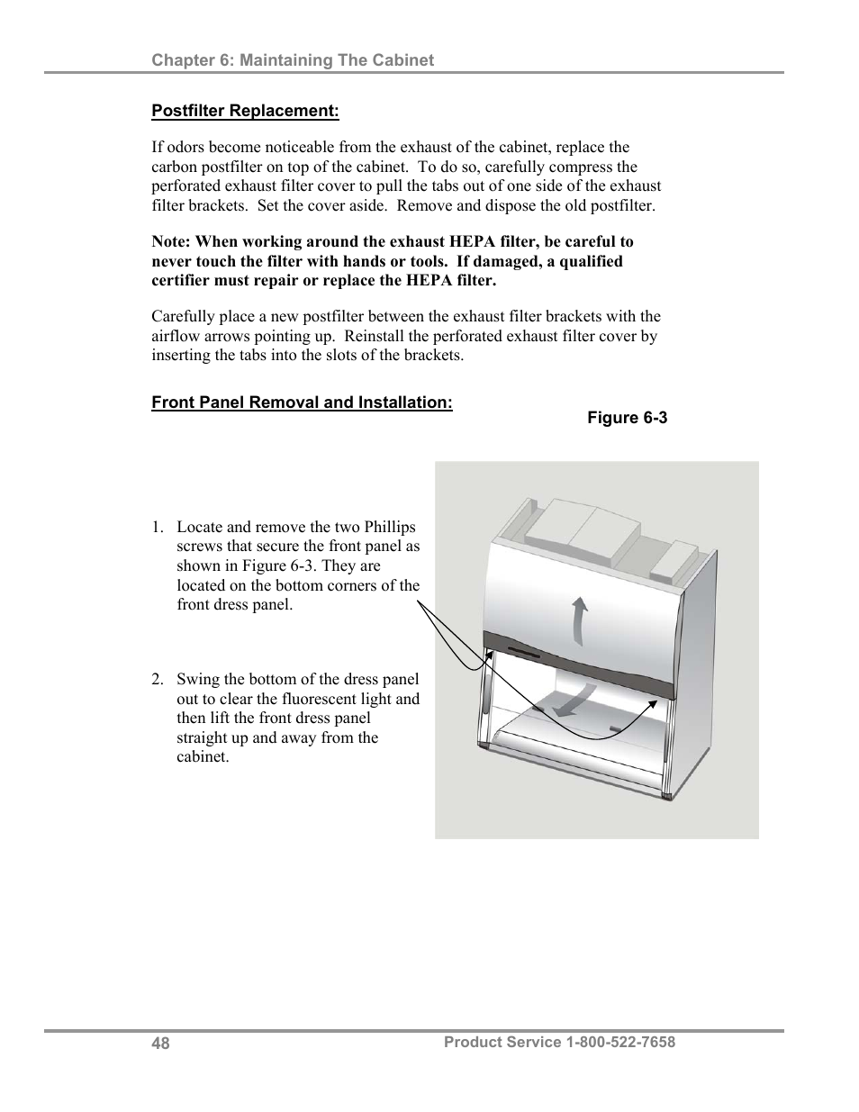Labconco PuriCare Procedure Stations 38100 User Manual | Page 53 / 70