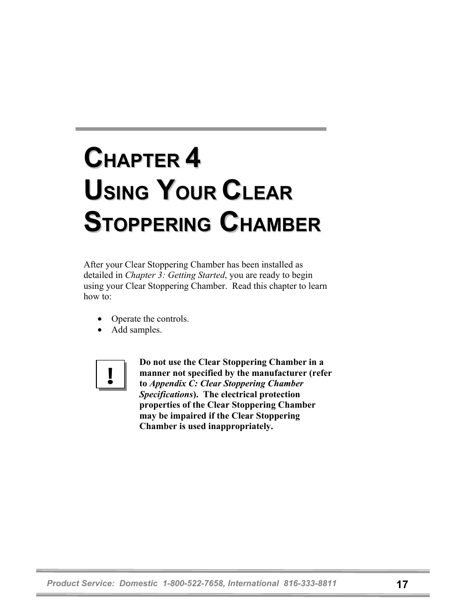 Labconco FreeZone Clear Stoppering Chambers User Manual | Page 21 / 32