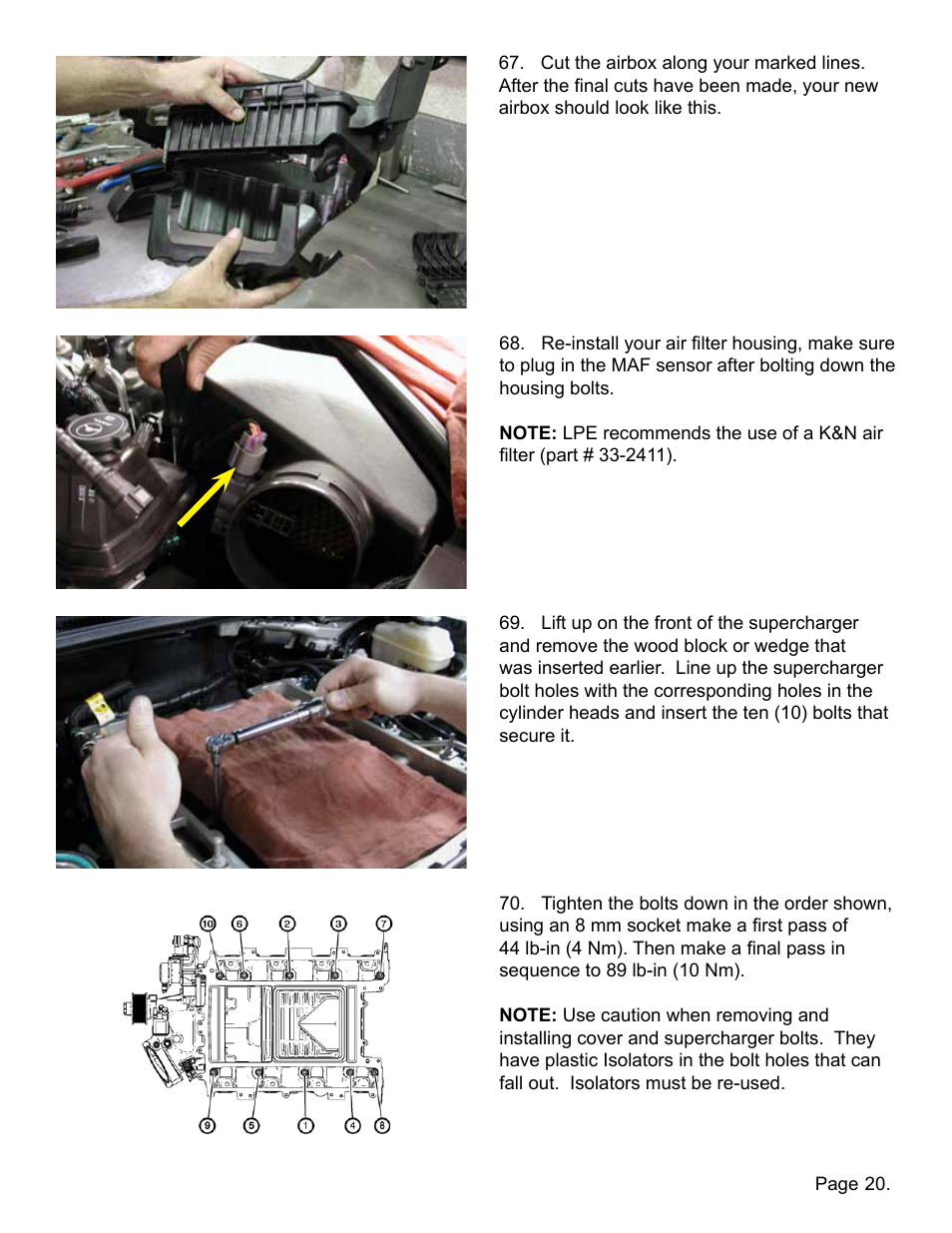 Lingenfelter L250070709 Lingenfelter CTS-V LSA Supercharger Pulley 2009-2012 v1.9 User Manual | Page 21 / 31