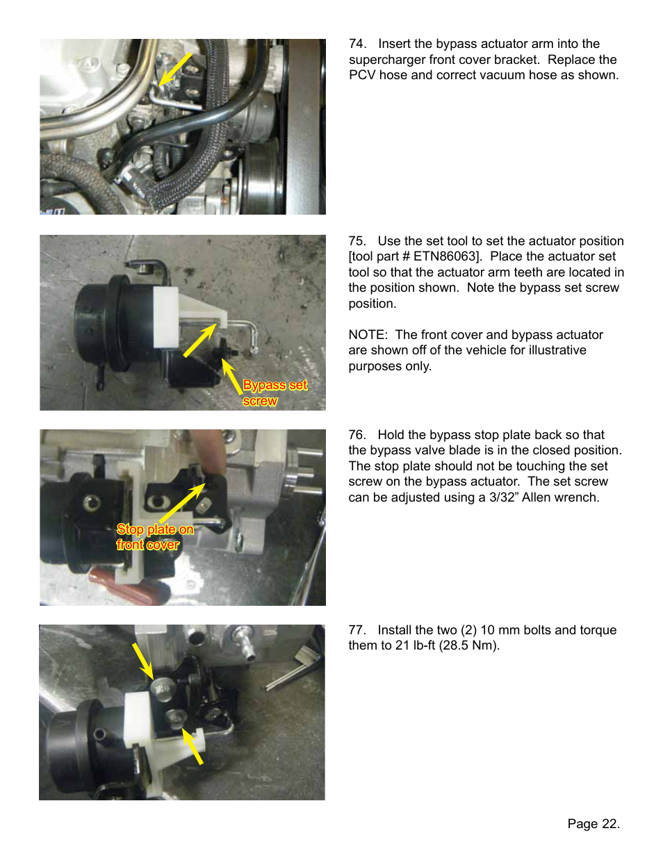 Lingenfelter L250070709 Lingenfelter CTS-V LSA Supercharger Pulley 2009-2012 v1.9 User Manual | Page 23 / 31