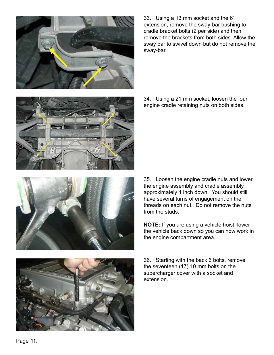 Lingenfelter L250090309 Lingenfelter C6 ZR1 Corvette Supercharger Pulley 2009-12 v1.2 User Manual | Page 12 / 40