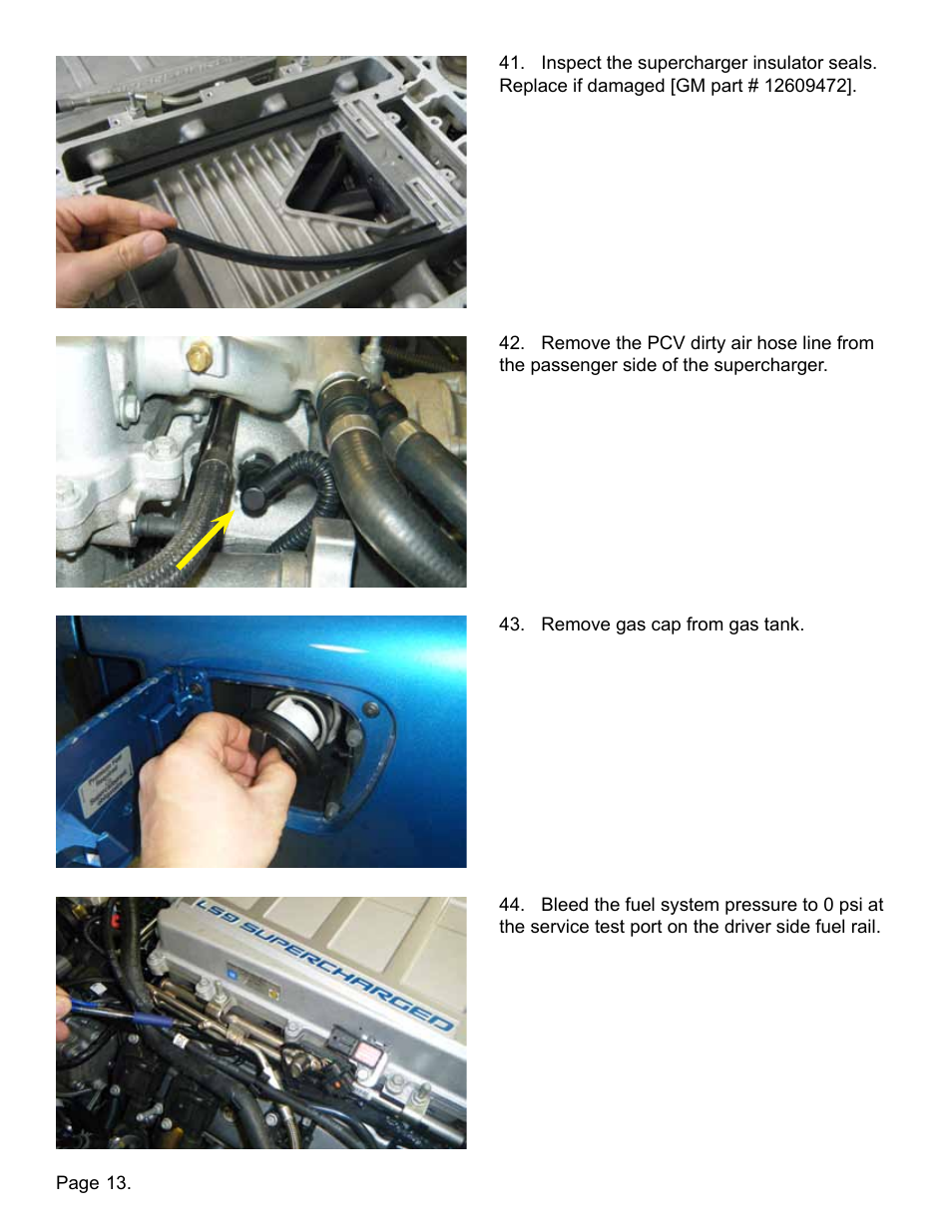 Lingenfelter L250090309 Lingenfelter C6 ZR1 Corvette Supercharger Pulley 2009-12 v1.2 User Manual | Page 14 / 40