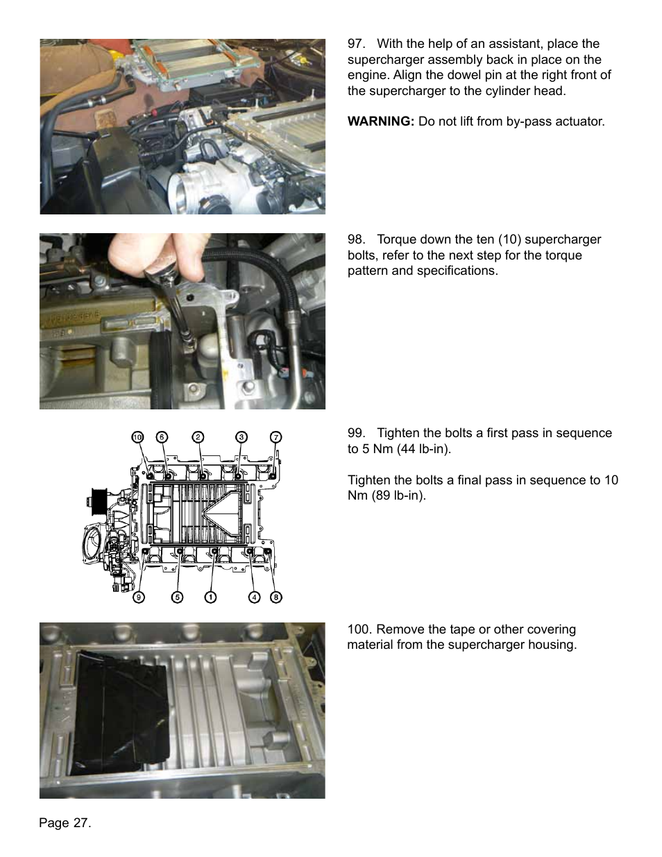 Lingenfelter L250090309 Lingenfelter C6 ZR1 Corvette Supercharger Pulley 2009-12 v1.2 User Manual | Page 28 / 40