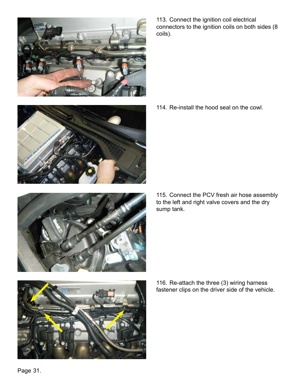 Lingenfelter L250090309 Lingenfelter C6 ZR1 Corvette Supercharger Pulley 2009-12 v1.2 User Manual | Page 32 / 40