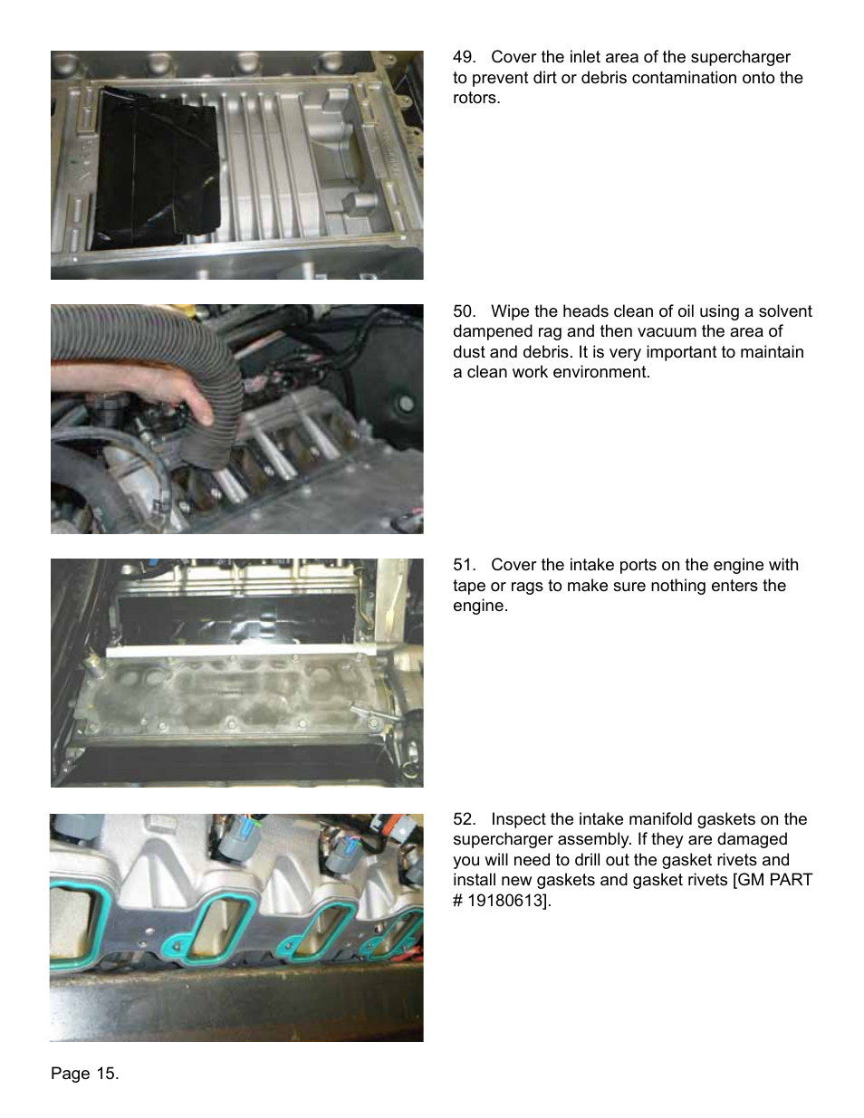 Lingenfelter L250110309 Lingenfelter C6 ZR1 Corvette Supercharger Front Cover 2009-13 v2.2 User Manual | Page 16 / 39