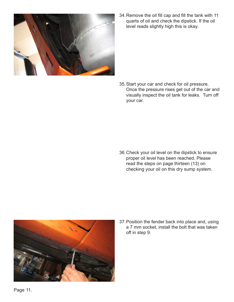 Lingenfelter L300046006 Lingenfelter C6 Z06 Corvette High Capacity Oil Tank 2006-2008 v1.0 User Manual | Page 12 / 14