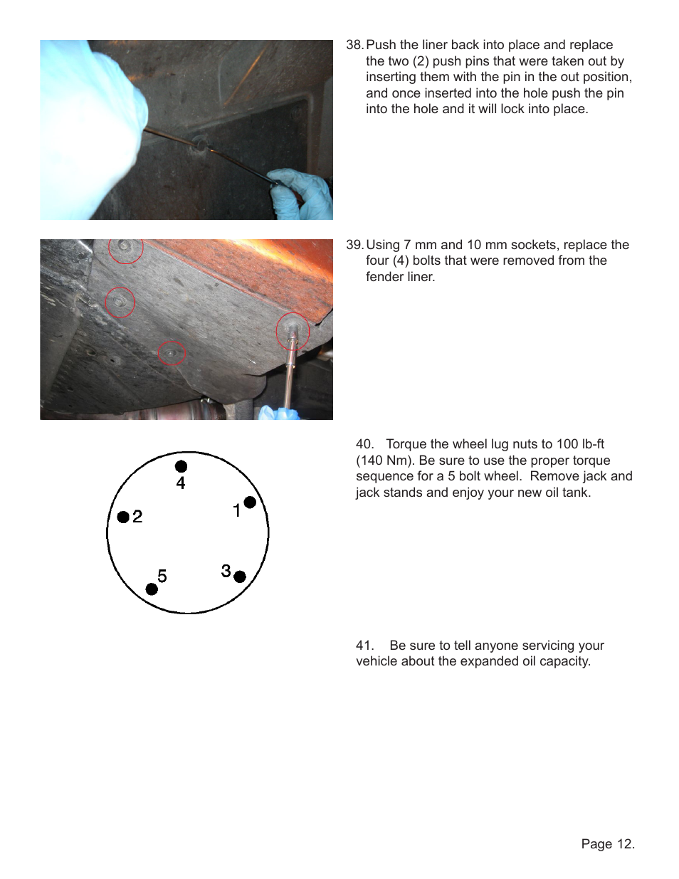 Lingenfelter L300046006 Lingenfelter C6 Z06 Corvette High Capacity Oil Tank 2006-2008 v1.0 User Manual | Page 13 / 14