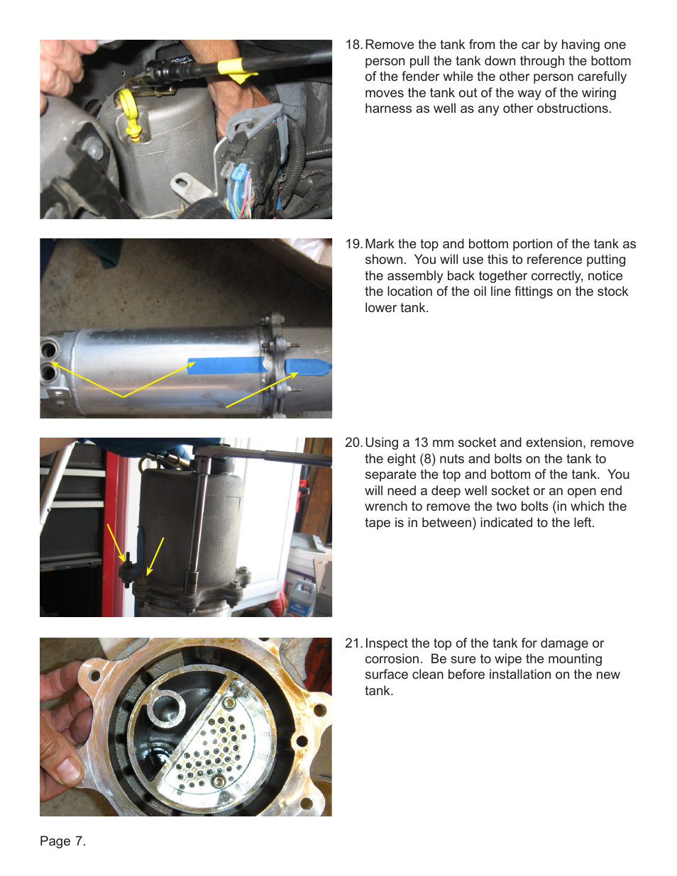 Lingenfelter L300046006 Lingenfelter C6 Z06 Corvette High Capacity Oil Tank 2006-2008 v1.0 User Manual | Page 8 / 14