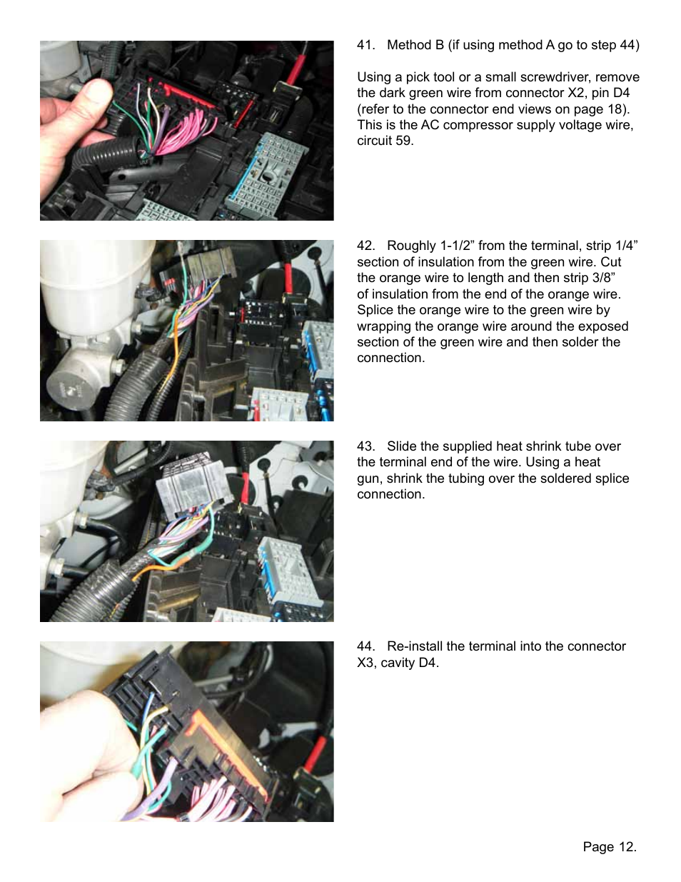 Lingenfelter L300080607 Lingenfelter Suburban Yukon Aux Fan Kit AC Clutch Control 2005-07 vE User Manual | Page 13 / 20
