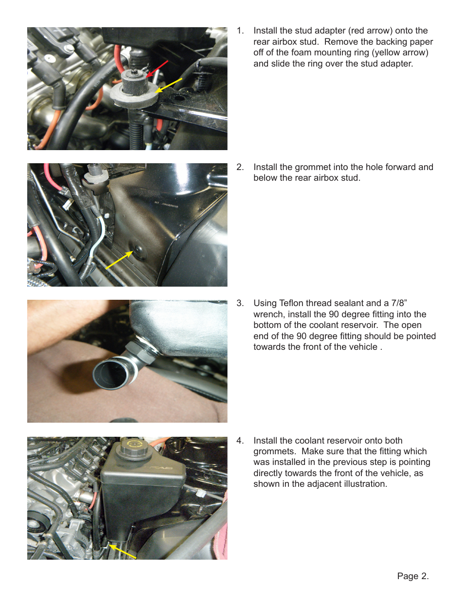 Lingenfelter L300152012 Lingenfelter ZL1 Camaro Intercooler Fluid Reservoir 2012 v1.2 User Manual | Page 3 / 7