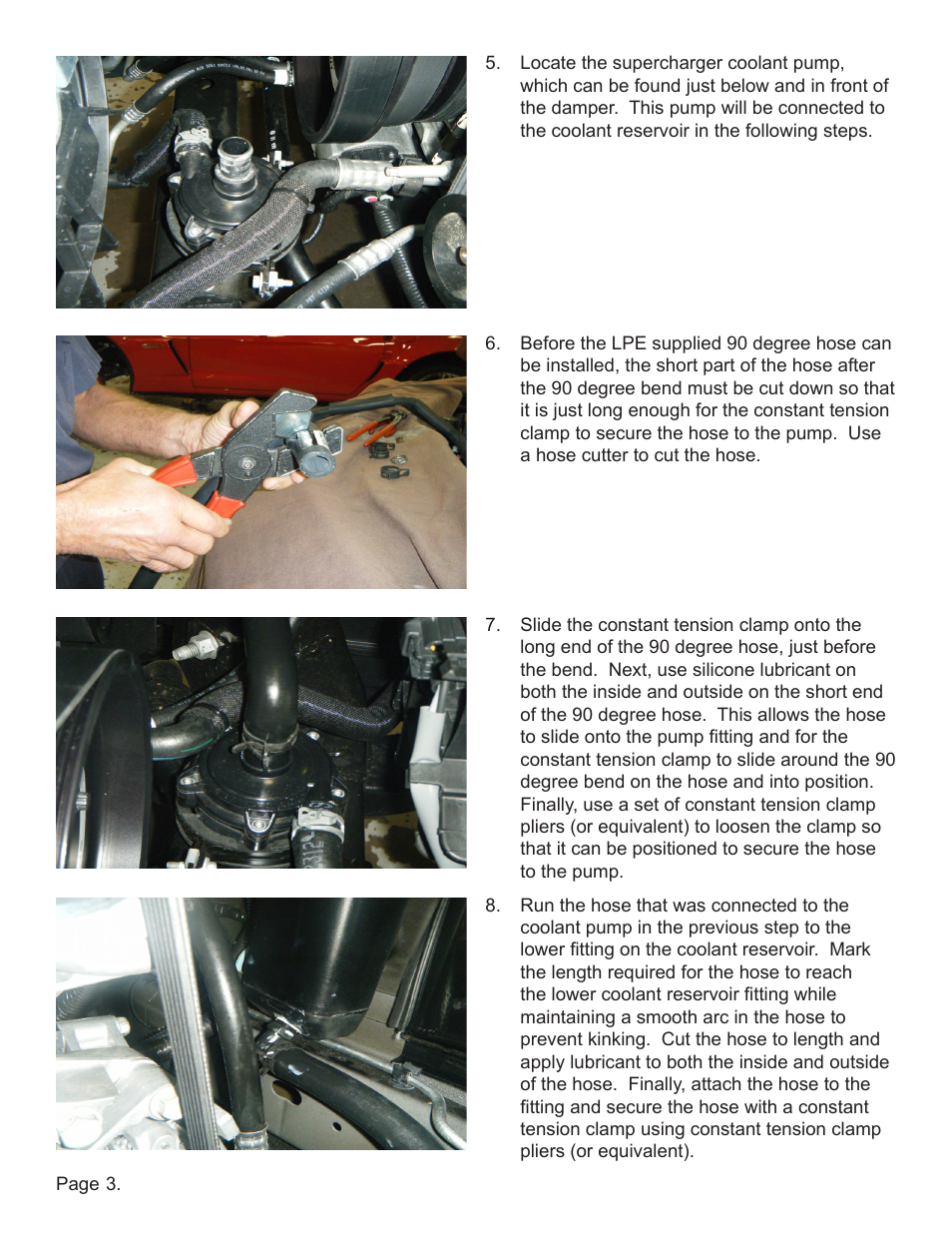 Lingenfelter L300152012 Lingenfelter ZL1 Camaro Intercooler Fluid Reservoir 2012 v1.2 User Manual | Page 4 / 7
