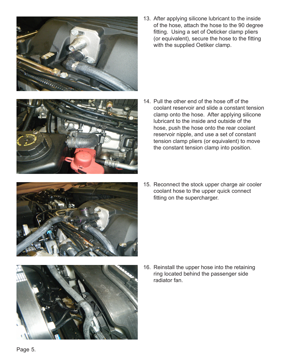 Lingenfelter L300152012 Lingenfelter ZL1 Camaro Intercooler Fluid Reservoir 2012 v1.2 User Manual | Page 6 / 7
